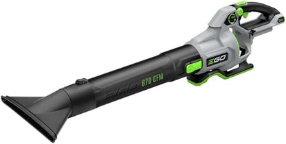 EGO Power+ LB6700 670 CFM 180 MPH 56V Lithium-Ion Cordless Electric Variable-Speed Blower, Battery and Charger not Included