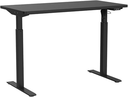AVIX Whole Piece Electric Standing Desk, 48 x 24 Inches Height Adjustable Desk, Sit Stand Desk Home Office Desks, Black