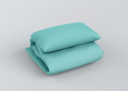 3 Piece Solid Color All Season Bedding Comforter Set Microfiber Soft Lightweight Bedding Set for Kids Teens Adults Room Decor with 1 Comforter and 2 Pillowcases Full