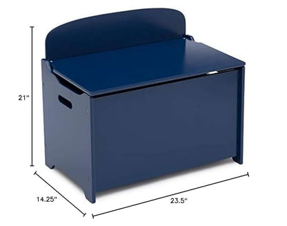 Delta Children MySize Deluxe Toy Box, Deep Blue