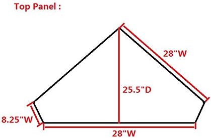 Kings Brand Furniture - Hastings Wood Home & Office Corner Desk with Drawer, White