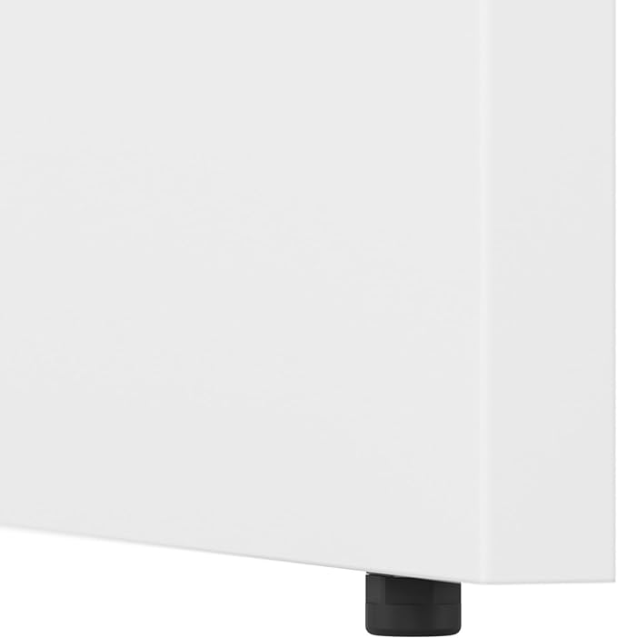 Bush Business Furniture Studio C Bow Front Desk, Computer Table for Home or Professional Office, 72W x 36D, White