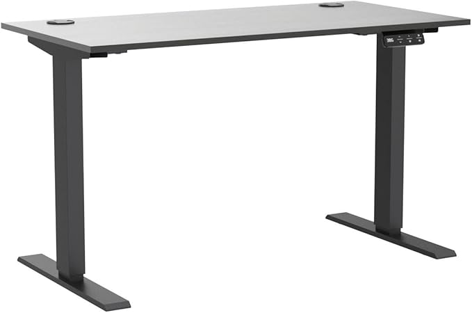 Sunon Sit Laptop Computer Writing Workstations with 3 Pre-Set and USB Port 48" for Home Office Smart Advanced Standing Desk, Grey