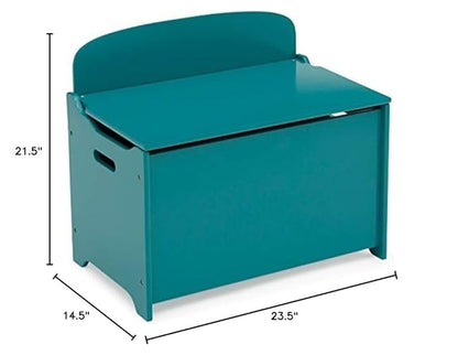 Delta Children MySize Deluxe Toy Box, Teal