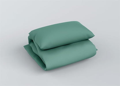 3 Piece Solid Color All Season Bedding Comforter Set Microfiber Soft Lightweight Bedding Set for Kids Teens Adults Room Decor with 1 Comforter and 2 Pillowcases Twin