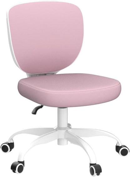 Primy Kids Desk Chair, Ergonomic Children Study Computer Chair Adjustable, Breathable Mesh Office Chair with Wheels, Armless Rolling Swivel School Task Chair for Boys Girls Age 4-12 in Home Bedroom