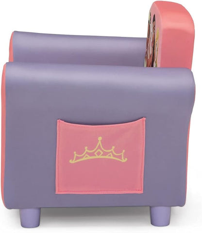 Delta Children Kids Character Upholstered Chair, Disney Princess