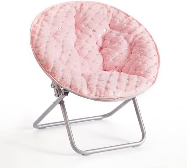 Heritage Kids Sequin Saucer Chair, Pink
