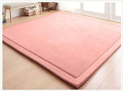 Children Play Mat, V-mix Handmade Weaving Plush Foam Play Crawling Rugs for Baby, Toddler, and Children Play Blanket, Yoga Mat, Exercise Mat-Cushy- Soft & Thick Hypoallergenic, Non-Toxic, Reversible