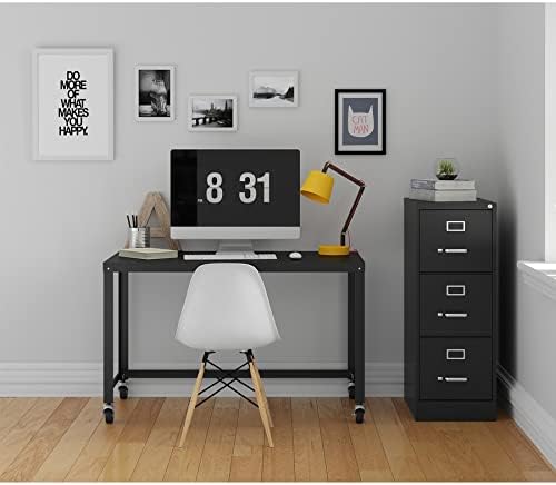 Lorell Fortress Commercial File Cabinet, Black