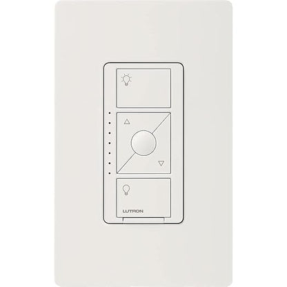 Lutron Caséta Wireless Smart Lighting Dimmer Switch for ELV+ Bulbs with Pico Remote, White