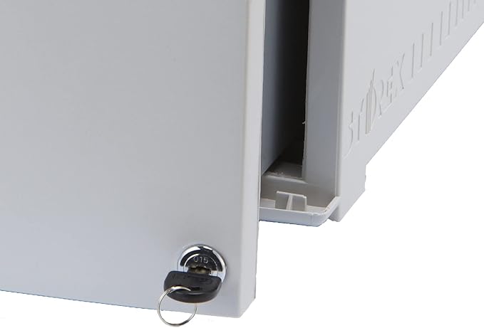 Storex 61261B01C File Cabinet, 1-Pack, Grey/Dark Grey