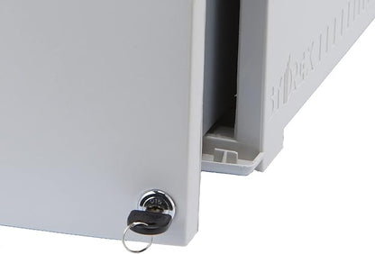 Storex 61310A01C File Cabinet, 1-Pack, Grey/Dark Grey