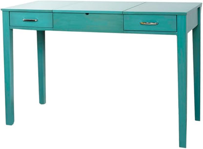 Hives & Honey Parsons Writing Vanity Computer Desk Office Furniture - Turquoise