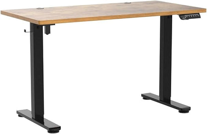 Marsail Electric Standing Desk, 48 * 24 Inch Height Adjustable Sit Stand up Desk with 3 Memory Preset, Headphone Hook Computer Desk Workstation for Home Office, Treadmill Pad