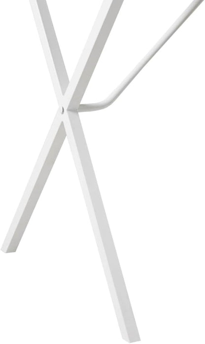 510 DESIGN Laurel Home Office Computer Desk for Small Spaces - Modern Wooden Top Writing Table with Sturdy Metal Legs, Living Room Furniture, Easy Assembly, 47" W x 23.5" D x 35" H, Natural/White