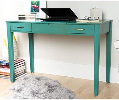 Hives & Honey Parsons Writing Vanity Computer Desk Office Furniture - Turquoise