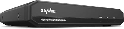SANNCE 1080P 16 Channel CCTV DVR (NO Hard Drive), H.264+ Hybrid 5-in-1 Security Camera Recorder, Supports 2MP TVI AHD CVI CVBS Analog IP Surveillance Cameras, Remote Access, Motion Alert