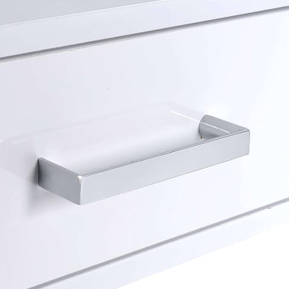 Acme Coleen Home Office Desk in White and Chrome