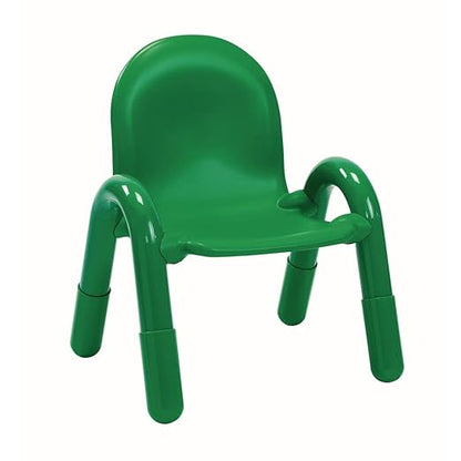 Angeles 9"H BaseLine Chair, Green, AB7909PG, Toddler Preschool, Daycare and Homeschool Furniture, Flexible Classroom Seating, Kids School Desk Chair