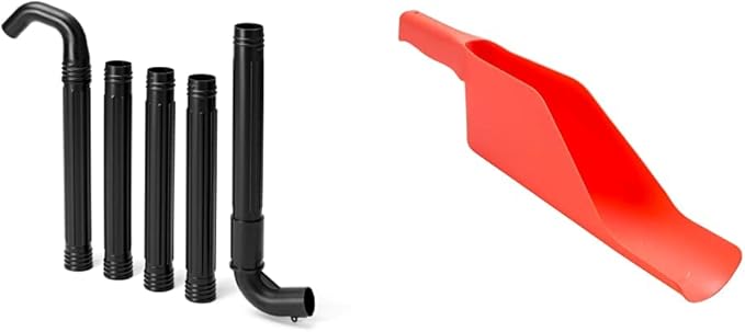 Husqvarna Blower KIT Gutter Cleaning, Black & Amerimax Home Products 8300 Getter Gutter Scoop, Red