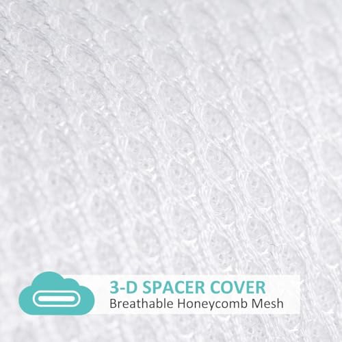 Crib Mattress, Dual-Sided Comfort Memory Foam Toddler Mattress with Breathable Washable 3-D Spacer Cover, Premium Baby Mattress for Infant and Toddler Bed | Standard Size Crib Mattress
