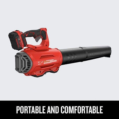 CRAFTSMAN 20V MAX Cordless Leaf Blower, Battery & Charger Included (CMCBL720M1) Red