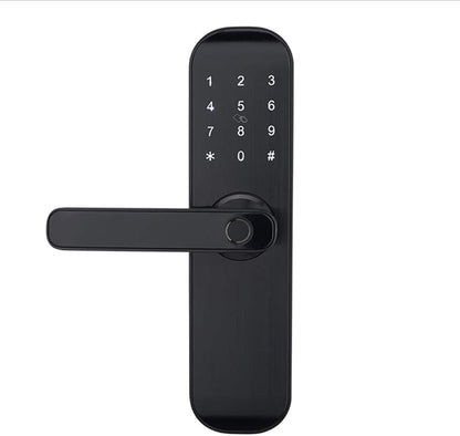 HAIFUAN M20 Bluetooth Digital Lock,Unlock with Fingerprints, Cards, Codes, App (Compatible with Alexa) (for Left Hand Doors Only)