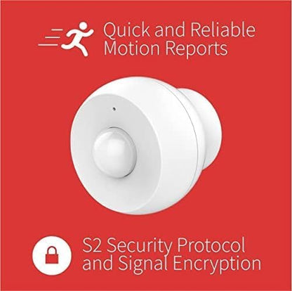 Zooz 800 Series Z-Wave Long Range S2 Motion Sensor ZSE18 800LR with Magnetic Mount, Works with SmartThings, Z-Box, and Home Assistant