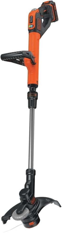 Black & Decker LSW221LSTE525-BNDL 20V MAX Cordless Sweeper Kit and 20V MAX EASYFEED 12 in. Cordless String Trimmer/Edger Kit with 3 Batteries (1.5 Ah) Bundle