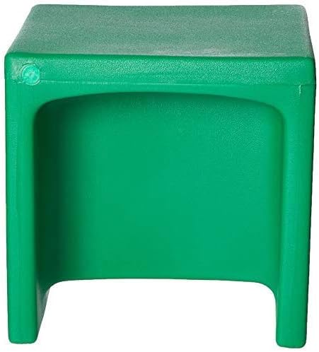 Children's Factory 3-in-1 Cube Chair for Kids, Flexible Seating Classroom Furniture, 1-Pack, Green
