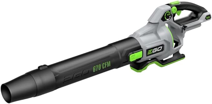 EGO Power+ LB6700 670 CFM 180 MPH 56V Lithium-Ion Cordless Electric Variable-Speed Blower, Battery and Charger not Included