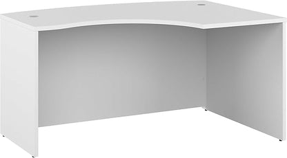 Bush Business Furniture Studio C 60W x 43D Right Hand L-Bow Desk Shell in White