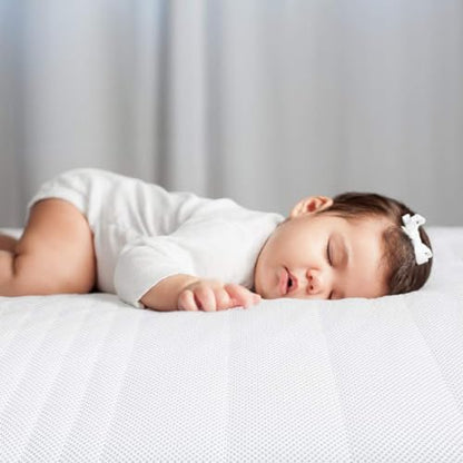 Crib Mattress, Dual-Sided Comfort Memory Foam Toddler Mattress with Breathable Washable 3-D Spacer Cover, Premium Baby Mattress for Infant and Toddler Bed | Standard Size Crib Mattress