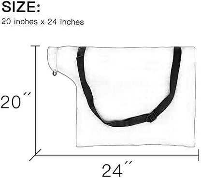 Leaf Blower Vacuum Zippered Bottom Dump Bag for for Ultra Blower Rake & Vacuum Leaf Blowers