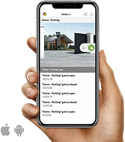 ismartgate Mini Smart gate Opener - Universal WiFi Remote Controller Compatible with Alexa, Google Home, IFTTT, iPhone, Android,Door Left Open Alert, Door Security Systems. No Hub Needed.
