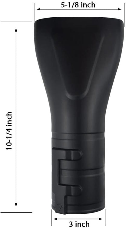 197889-6 Blower Flat End Nozzle, Compatible with 18V X2 36V Hand held Blower, Fits XBU03 & XBU02Z Model