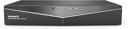 SANNCE 5MP Lite 8 Channel Security Camera DVR, H.264+ Hybrid 5-in-1 Surveillance DVR Recorder, Supports 2MP TVI AHD CVI CVBS Analog IP Security Cameras, Remote Access, Motion Alert (NO Hard Drive)