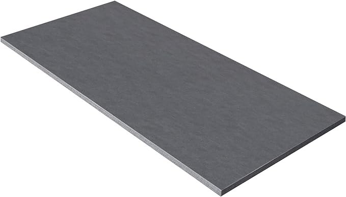 Kaboon Universal Tabletop 45"x20", Solid One-Piece Melamine Table Top, Double Desk L-Desk Floating Desk DIY, Home and Office, Greylish Blue