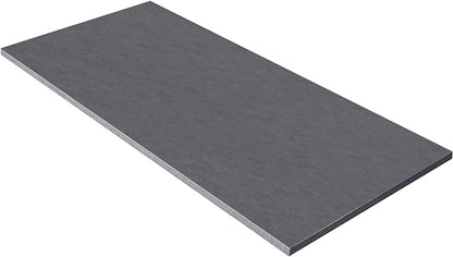 Kaboon Universal Tabletop 45"x20", Solid One-Piece Melamine Table Top, Double Desk L-Desk Floating Desk DIY, Home and Office, Greylish Blue