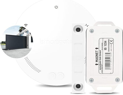 ismartgate Mini Smart gate Opener - Universal WiFi Remote Controller Compatible with Alexa, Google Home, IFTTT, iPhone, Android,Door Left Open Alert, Door Security Systems. No Hub Needed.