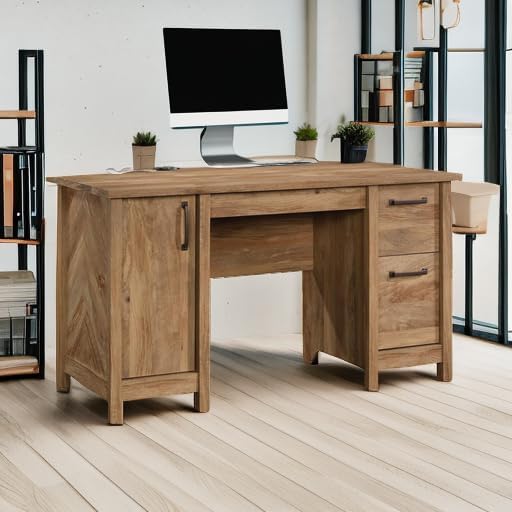 Sauder Cannery Bridge Computer Desk, Sindoori Mango finish