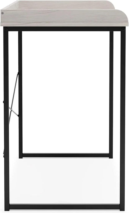 Signature Design by Ashley Bayflynn 32" Modern Home Office Desk, White & Black