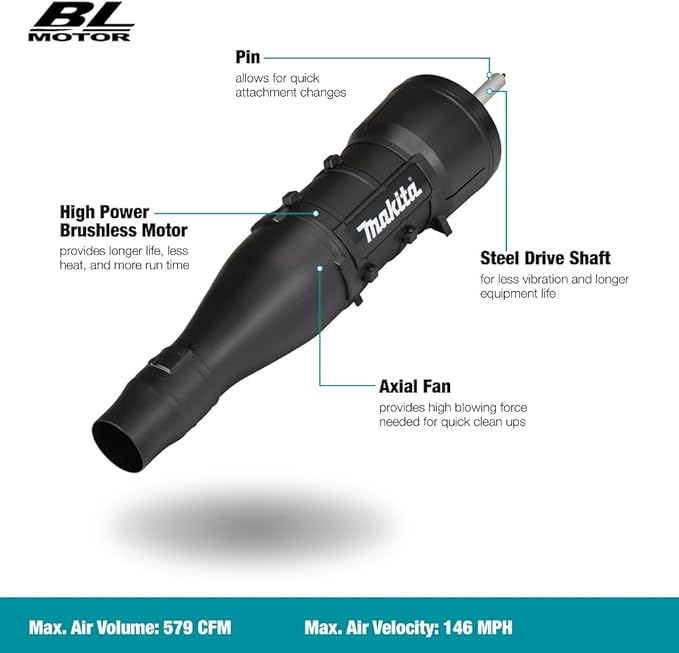 Makita UB401MP Blower Couple Shaft Attachment