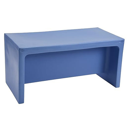 Children's Factory Adapta-Bench, CF910-055, Sky, Kids Flexible Seating, Classroom, Preschool and Daycare Furniture, Indoor or Outdoor Toddler Chairs