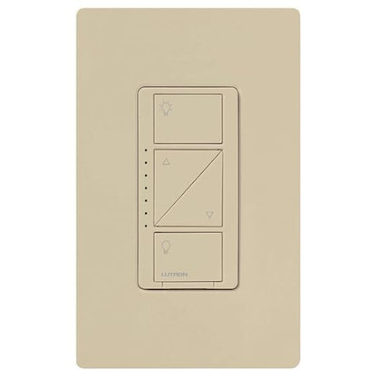 Lutron Caseta Original Smart Dimmer Switch (Lutron Smart Hub Required), for LED Lights, 150 Watt, Single-Pole/3-Way, No Neutral Required, PD-6WCL-IV 6-PACK, Ivory, 6 Pack
