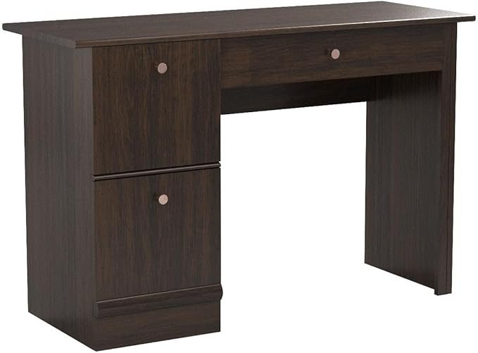 Sauder Computer Desk, Cinnamon Cherry Finish
