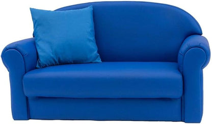 Children's Factory As We Grow Toddler Sofa, Blue, CF805-197, Flexible Seating for Daycare or Preschool, Kids Reading Couch, Playroom Furniture
