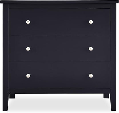 Delta Children Campbell 3 Drawer Dresser, Midnight Grey