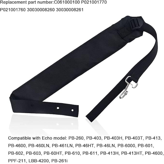 2 Pack Backpack Blower Straps C061000100 - Compatible with Echo PB-260 PB-403 PB-403H PB-403T PB-413, Replaces P021001770 P021001760 30030008260 30030008261- Leaf Blower Shoulder Strap Kit